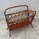 Bamboo magazine rack
