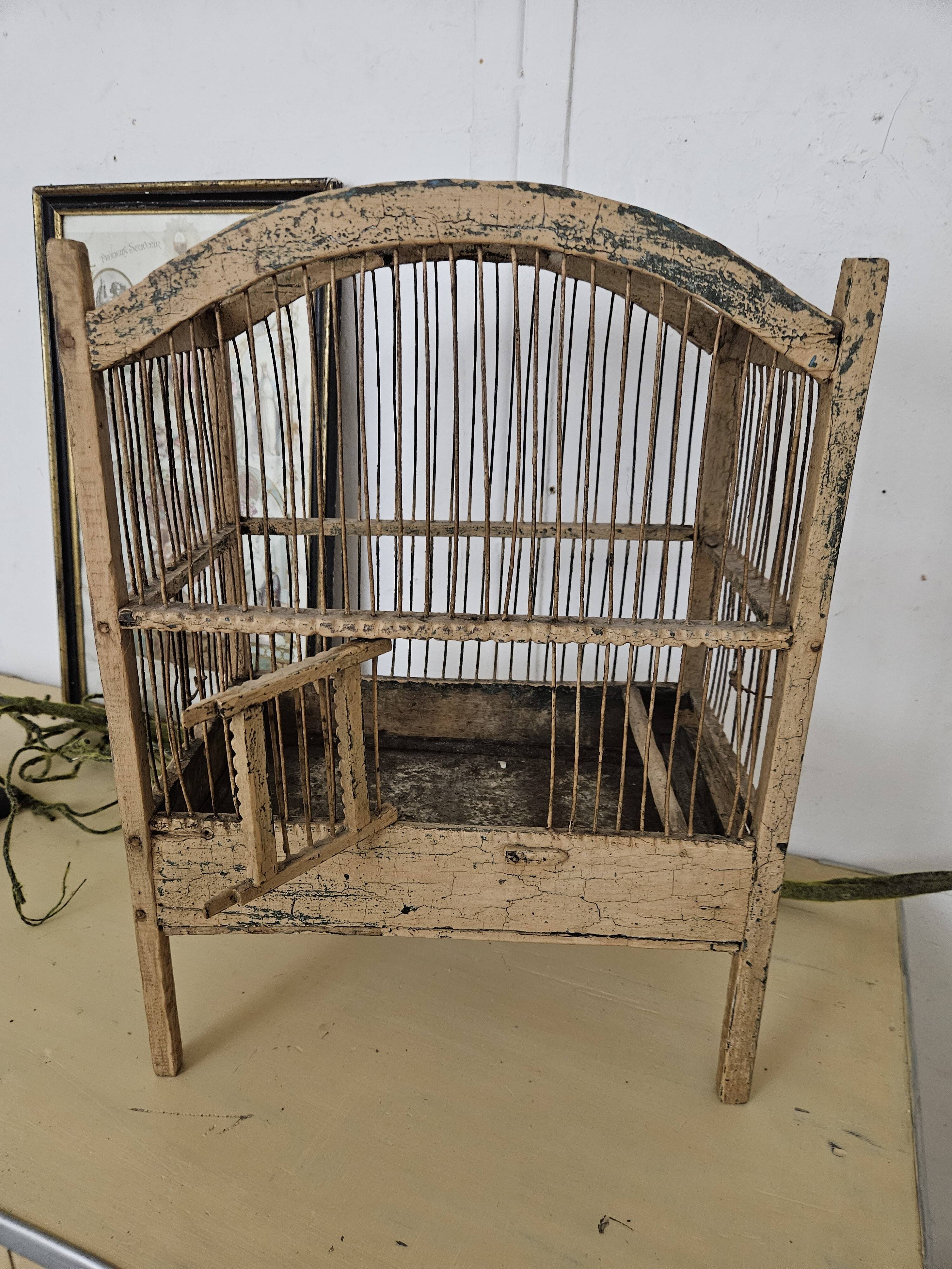 Old birdcage