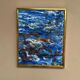 Original Swedish Oil on Canvas – “Storm” by Göta Fogler – Signed – Vintage & Framed – 50 × 42 cm (19.7" × 16.5")