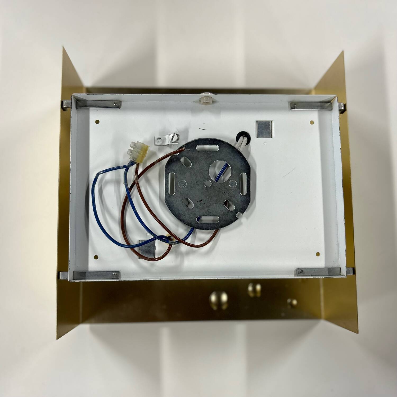 Gold ‘star rain’ wall lamp by e.j. jelles for raak in 1960s