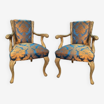 Fauteuils style Louis XV