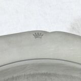 Silver Metal Serving Dish