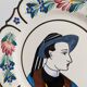 Assiette Breton H B Quimper ancienne