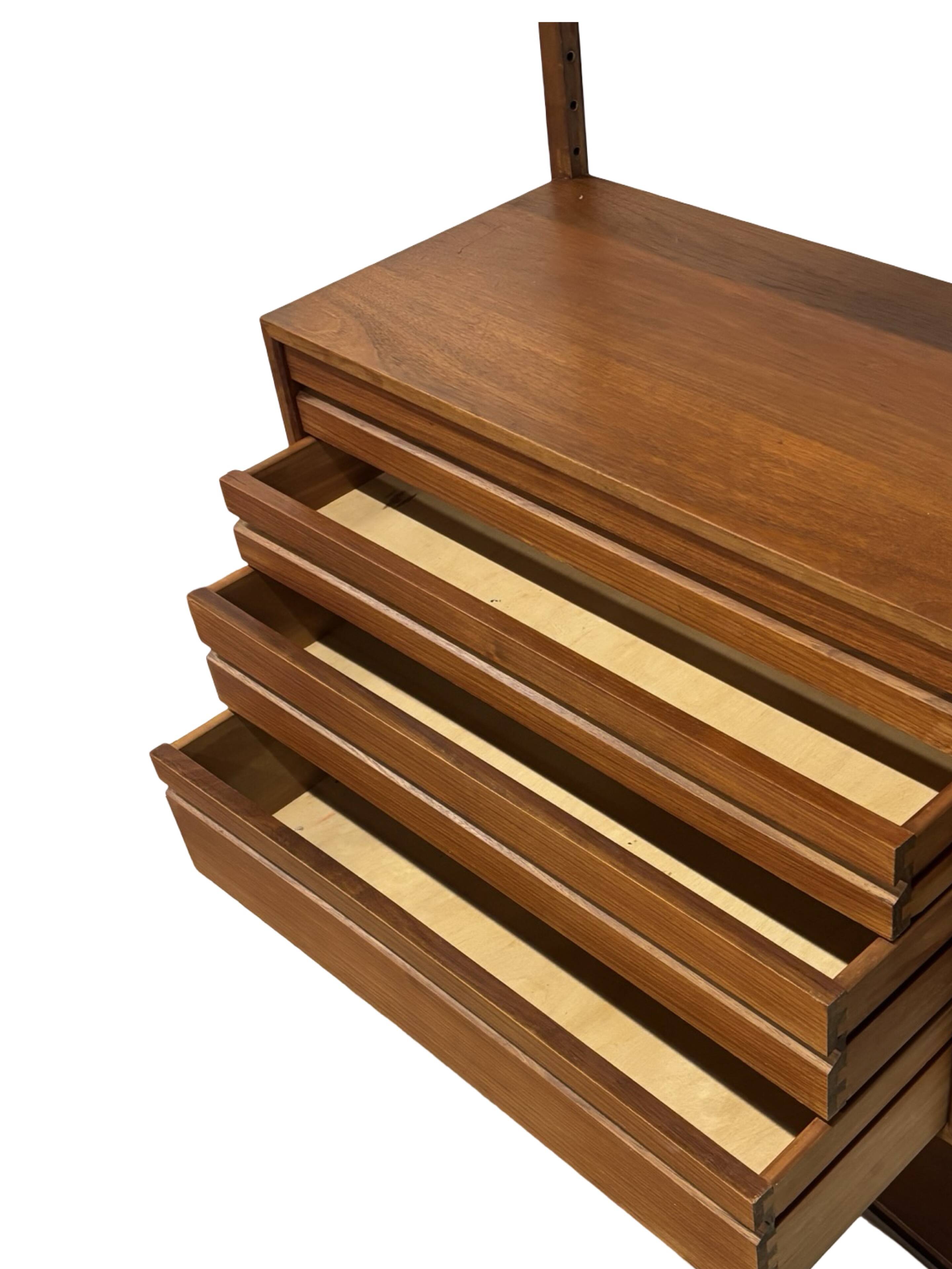 Vintage Poul Cadovius Royal System wall system wall unit