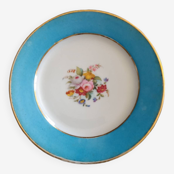 Sevres plate 18th? floral decor