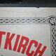 Advertising poster early 20th original Alsace tile of Altkirch