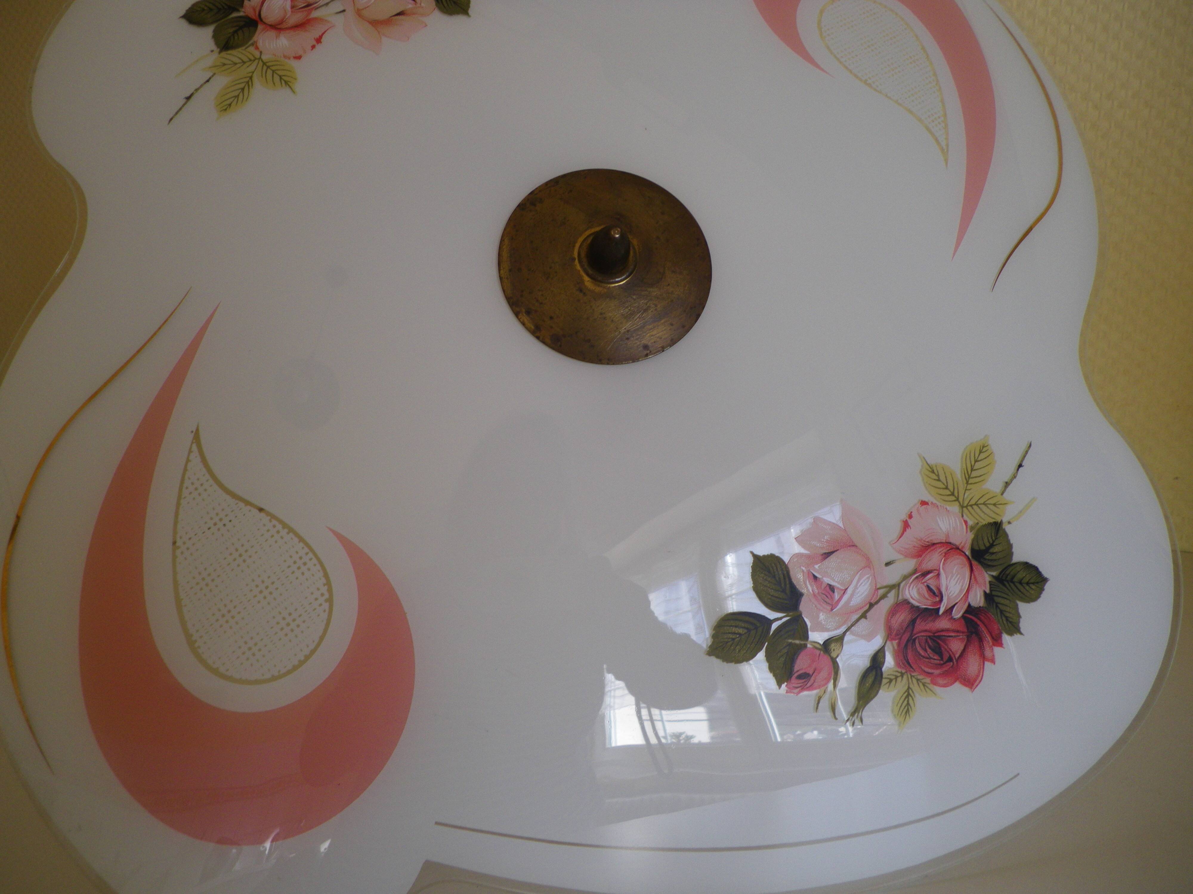 Suspension Mid-Century, Rhodoid, Free Form, Italy, 1950s