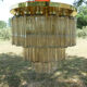 Design chandelier by Glashütte Limburg from 1960