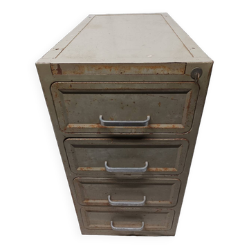Old metal locker