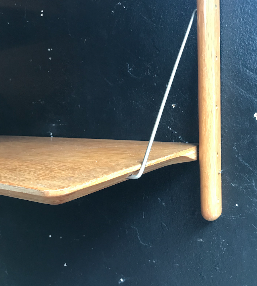 Set of modular shelves De Jacques Hauville edition Bema 1950