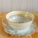 Art of Limoges Bernardeaud Very beautiful Old porcelain cups patterns flowers