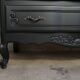 Black vintage chest of drawers