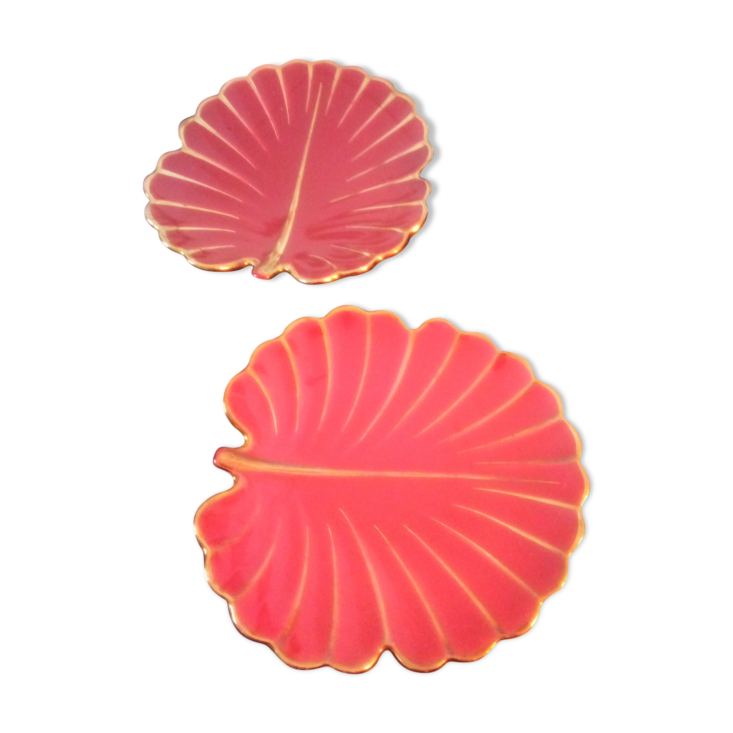 Presentation plates Rubin Gefle Percy. Made in Sweden. 1950s