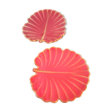 Presentation plates Rubin Gefle Percy. Made in Sweden. 1950s