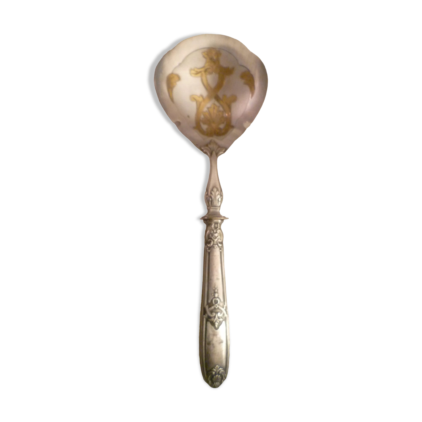 Silver cream entremet spoon hallmark classic styl minerva