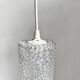 Small cylindrical glass bubble pendant light
