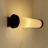 Art Deco Wood Glass Wall Light Bedside