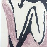 Bram van velde, untitled, 1972 (mp 83). lithograph signed in pencil