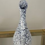 70' cracked ceramic vase