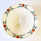 Large art deco dish or salad bowl "Odette"