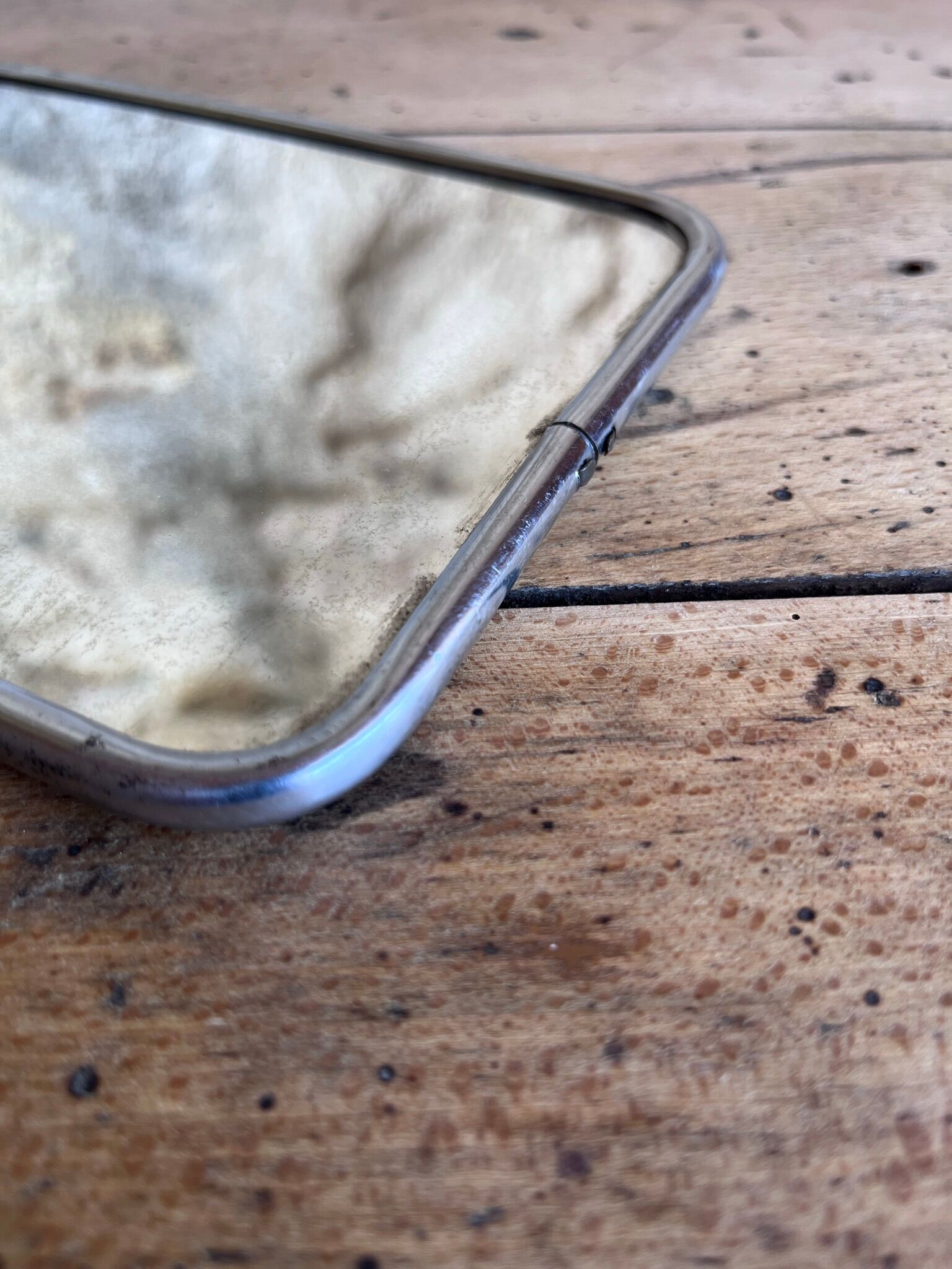 Barber mirror to hang