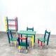 Vintage coloured pencil furniture set – IKEA x Pierre Sala