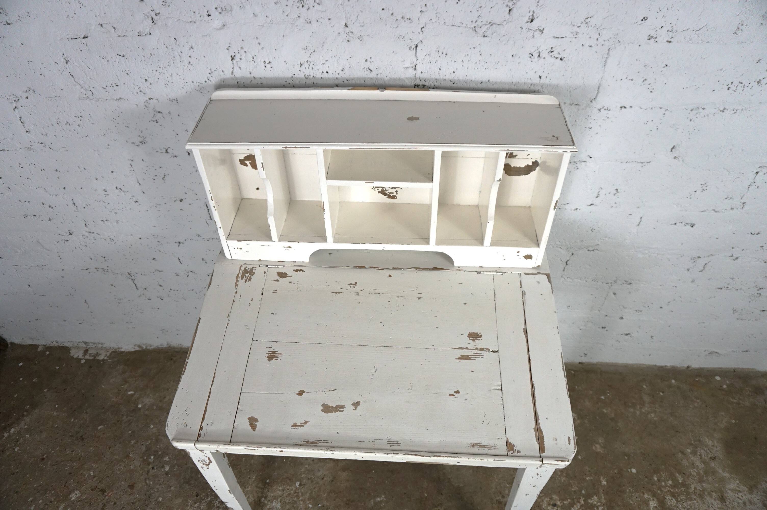 late 19th century patinated wooden secretary