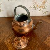 Old copper teapot