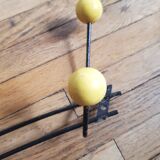 Vintage wall coat rack