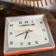 Pendule Jaz transistor orange vintage