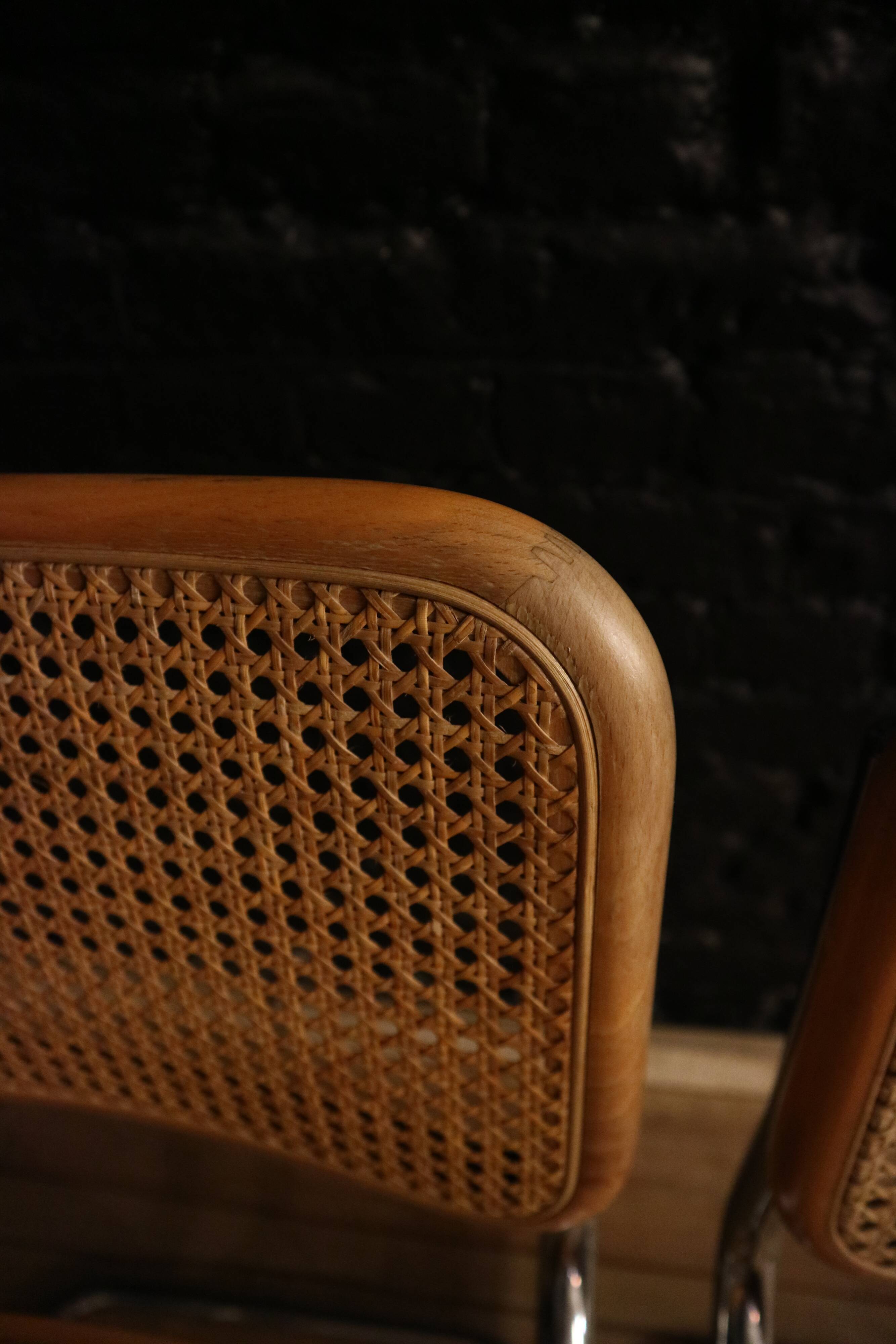 Lot of 2 chairs B32  by Marcel Breuer