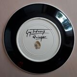"Bénitier" plate by Guy Trévoux 1920-2001