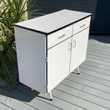 White formica buffet