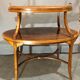 Old-fashioned tea table, 1920 in marquetry