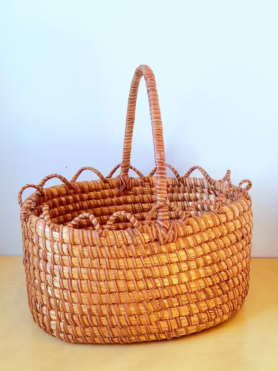 Straw basket 1950.