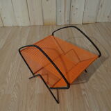 Vinyl door in orange scoubidou