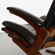 Chaise cantilever avec ottoman par Elsa & Nordahl Solheim pourRybo Rykken
