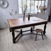 Table chêne style Louis XIV 1900