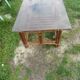 Table basse en rotin