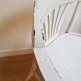 Curved wooden chair