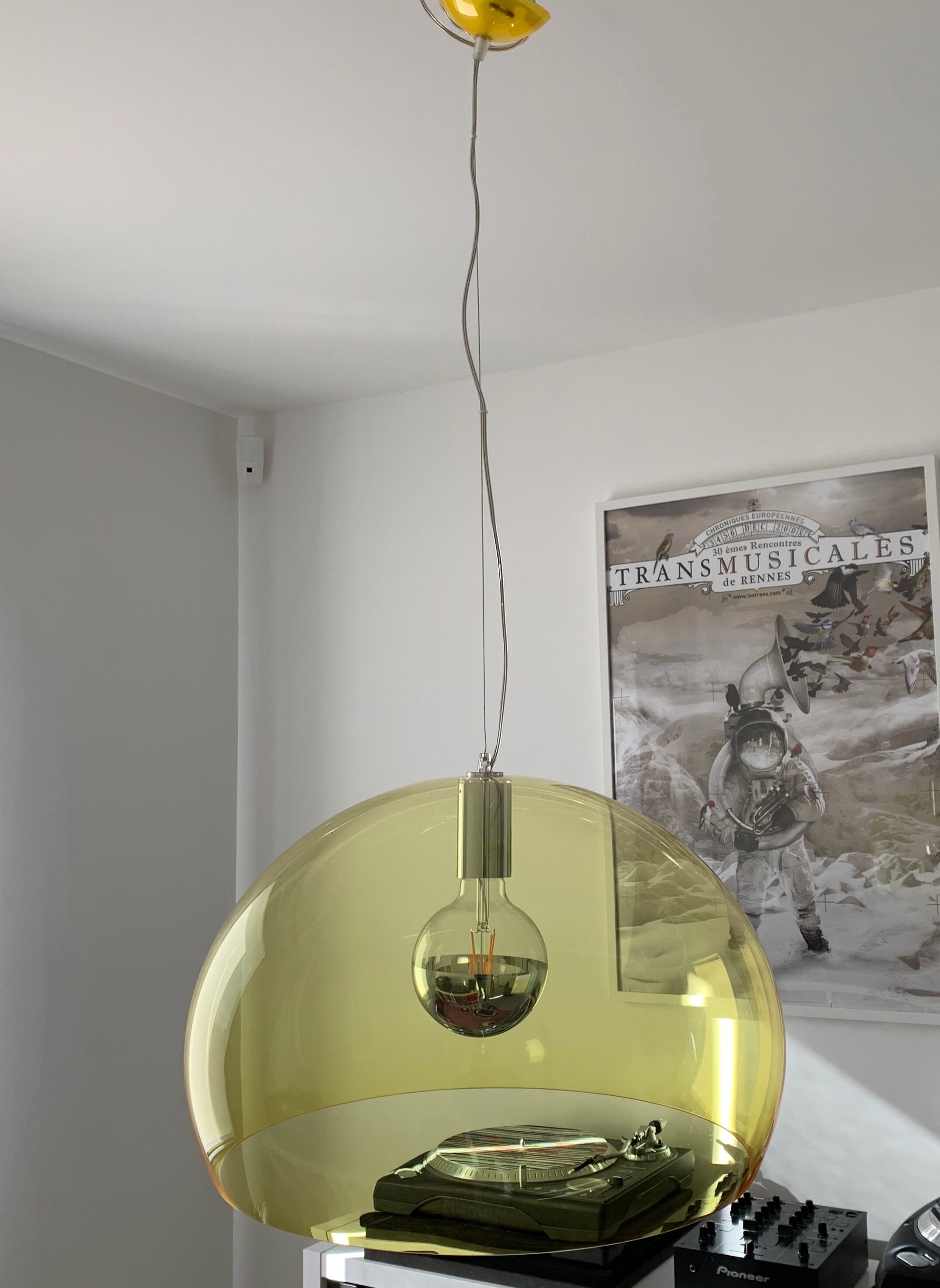 Hanging lamp Kartell Ferruccio Laviani FL/Y medium