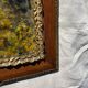 Tableau chasseur et chien ancien