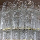 Glass tube chandeliers from Murano by Doria, Germany, 1960s.