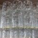 Glass tube chandeliers from Murano by Doria, Germany, 1960s.
