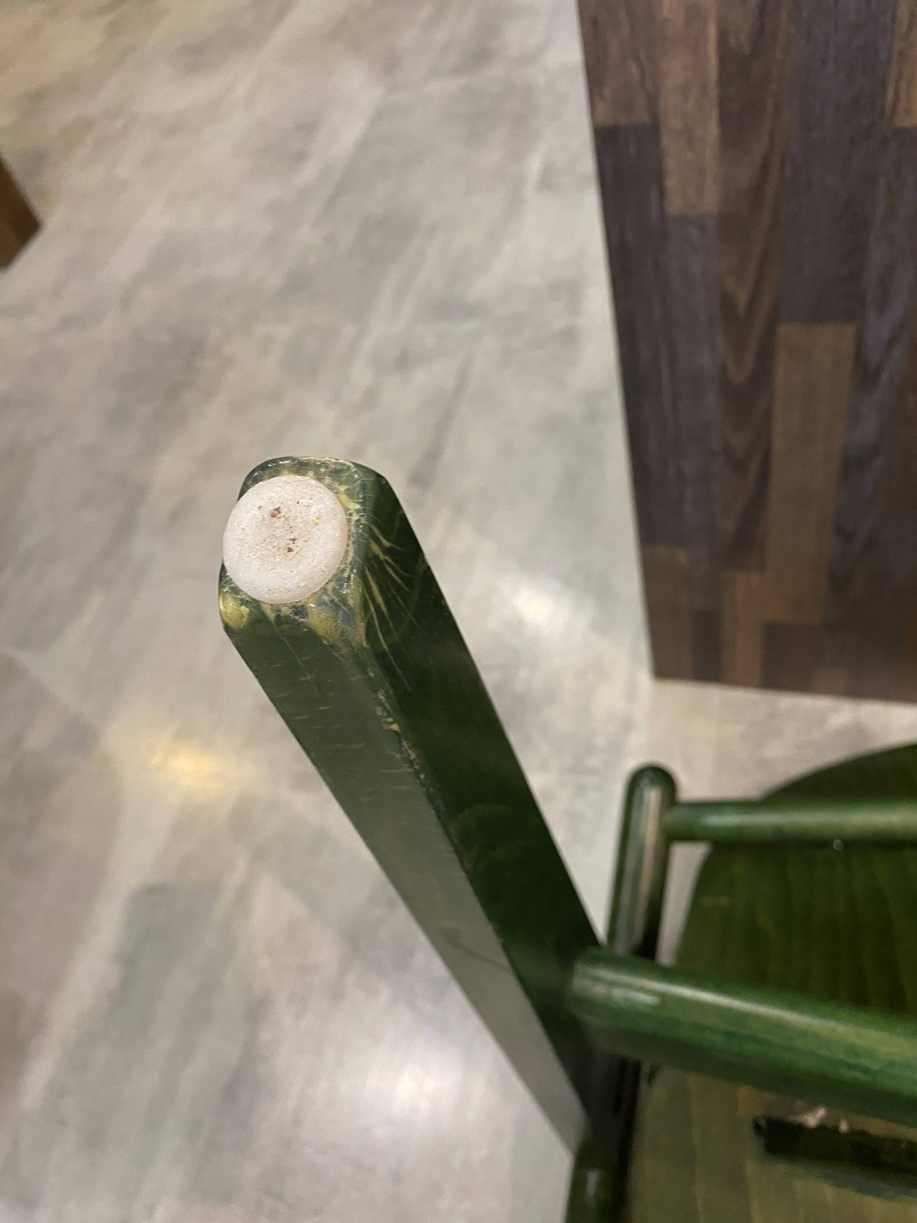 Fauteuil de salon baumann lounge vert vintage années 70