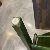 Fauteuil de salon baumann lounge vert vintage années 70