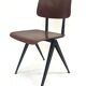 Lot of 4 vintage school chairs Galvanitas S16 Netherlands