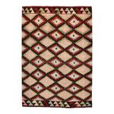 7x9 Modern Geometric Kilim Rug, 202x291Cm