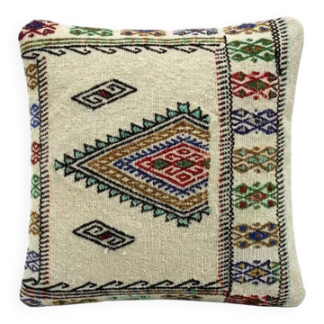Vintage kilim cushion cover 33x36 cm