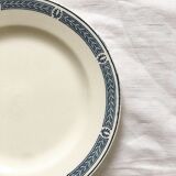 6 flat plates Terre de Fer mismatched